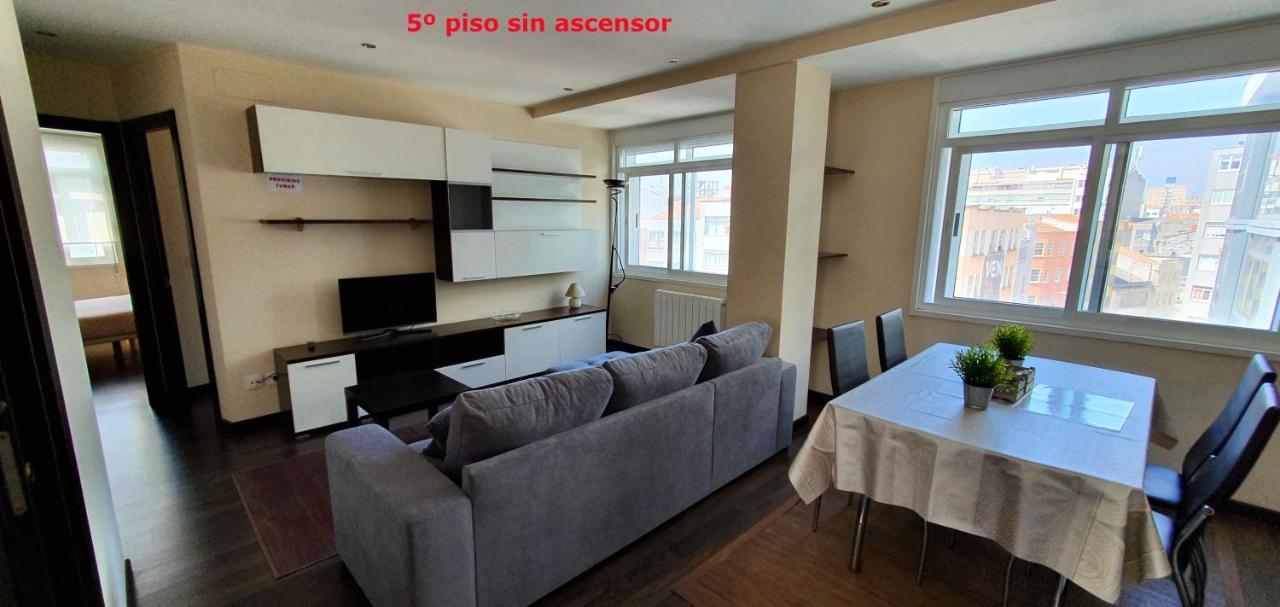 Coqueto apartamento de 2 habitaciones en zona estación tren A Coruña Exterior foto