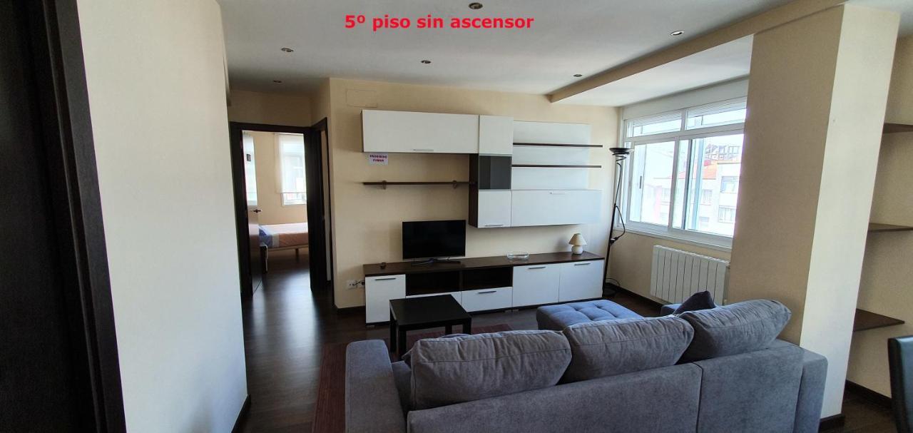 Coqueto apartamento de 2 habitaciones en zona estación tren A Coruña Exterior foto